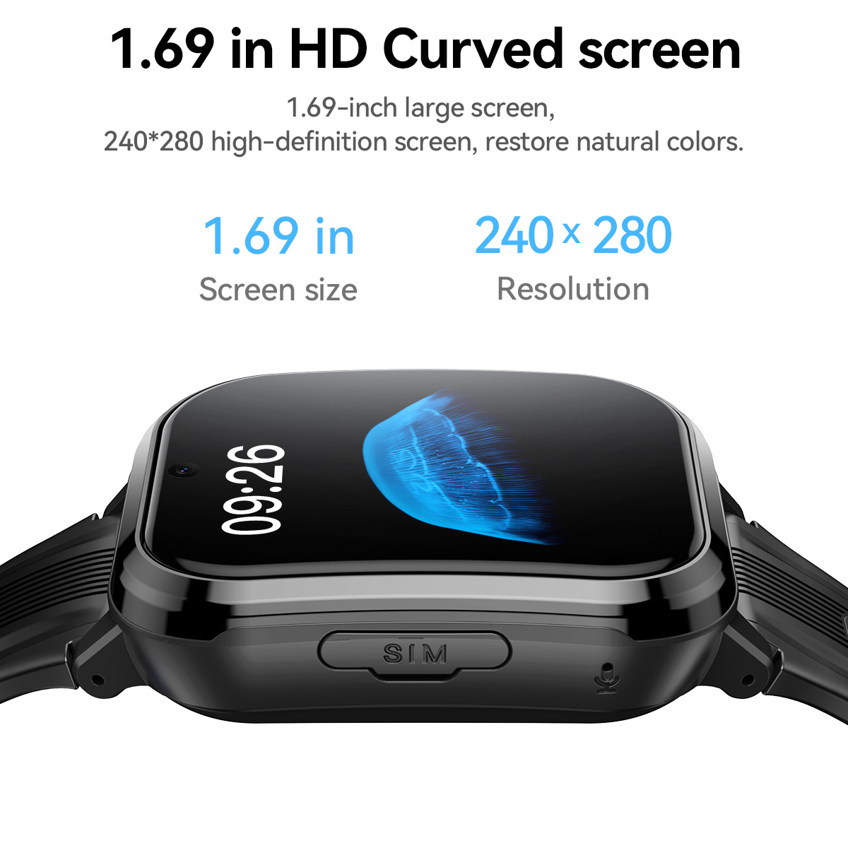 HOCO Y108 1.69inch HD LCD Curv - огляд і ціна Smartwatch Watches For Children