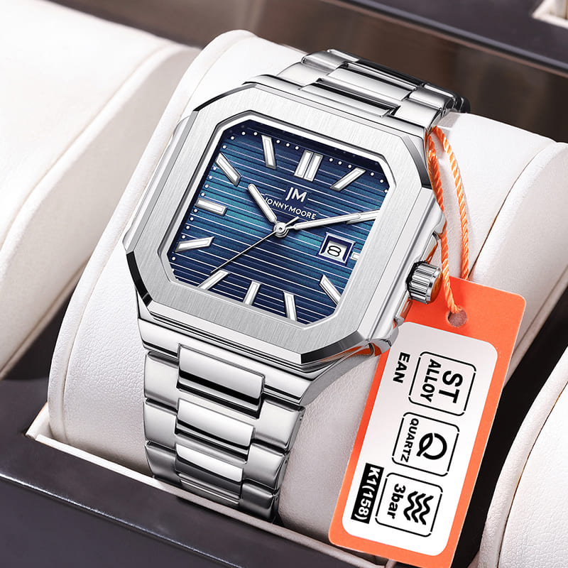 JONNY MOORE K1050 Fashion Luxu - огляд і ціна Smartwatch Square Watches For Men