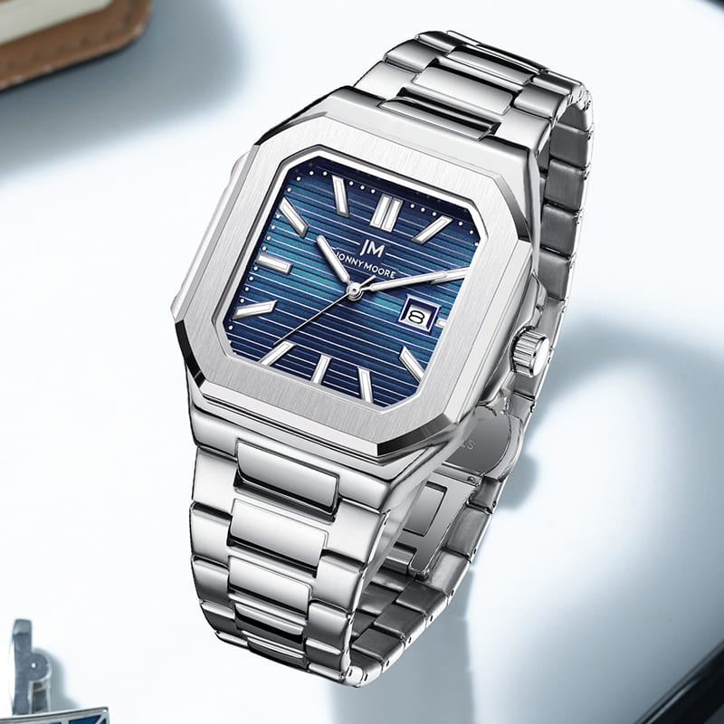 JONNY MOORE K1050 Fashion Luxu - огляд і ціна Smartwatch Square Watches For Men