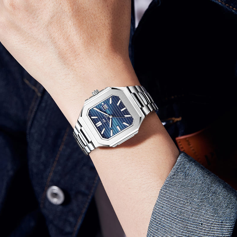 JONNY MOORE K1050 Fashion Luxu - огляд і ціна Smartwatch Square Watches For Men